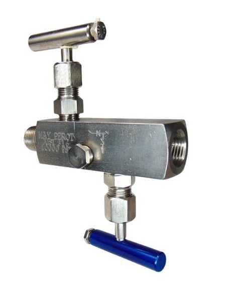 manifold doble bloqueo y purga