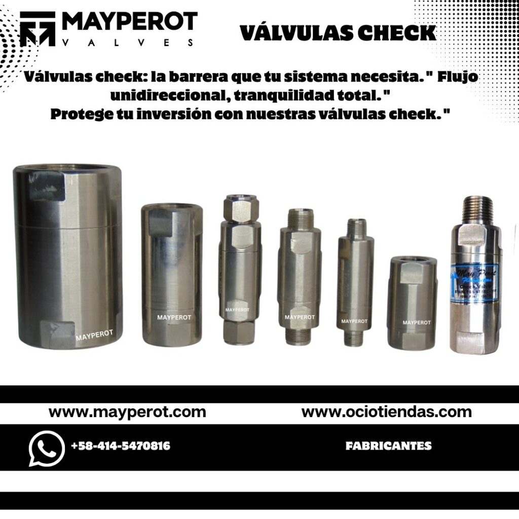 Válvula Check MNPT a HNPT