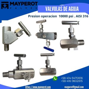 Válvulas de Aguja 10000 psi