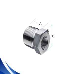 Bushing Reductor Hexagonal Roscado